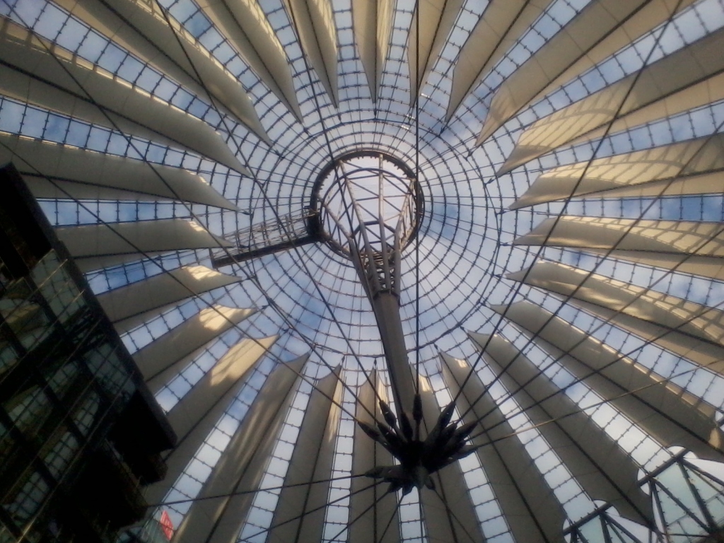 Cobertura do Sony Center, na Potsdamer Platz. Foto: Viagem 0800