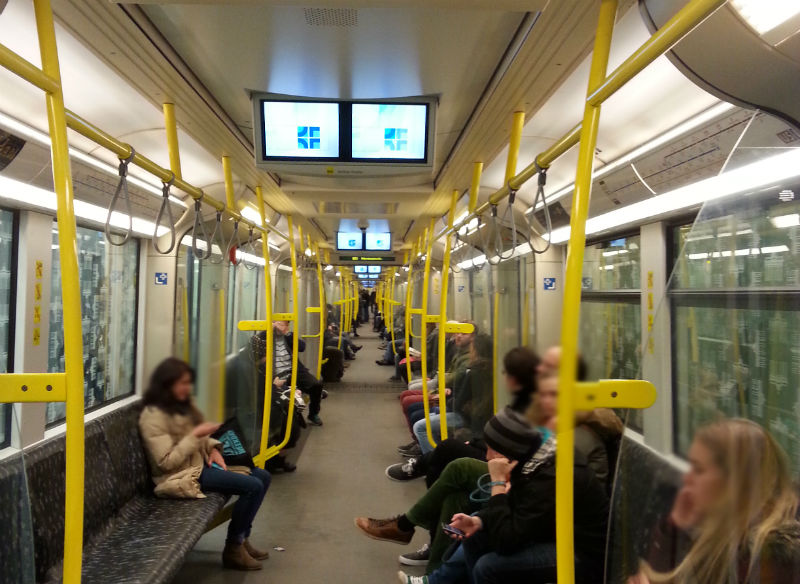 Metro em Berlim. Ubahn