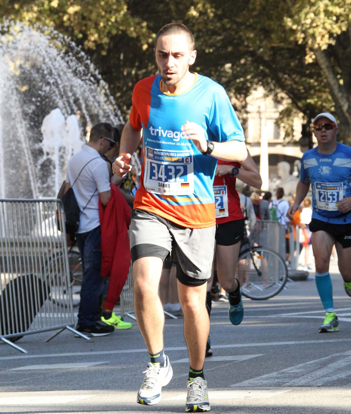 2 segundos depois eu já estava começando a sofrer haha Foto: Maratona de Palma