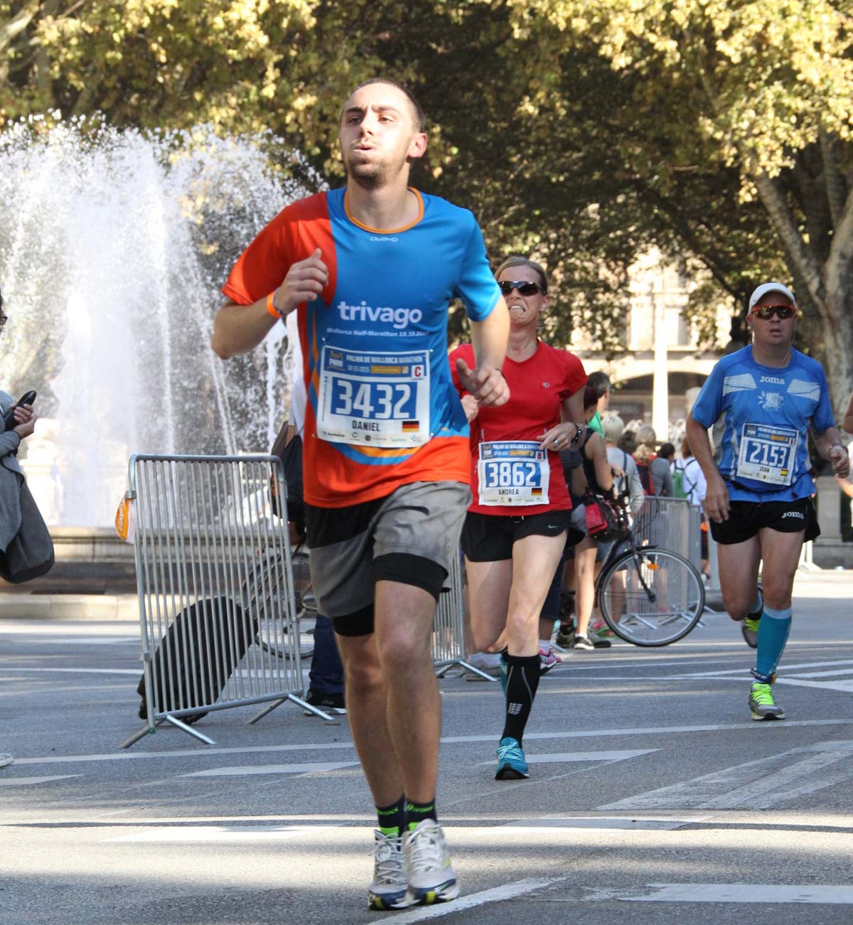 Olha eu aí, ainda com cara de determinado Foto: Maratona de Palma