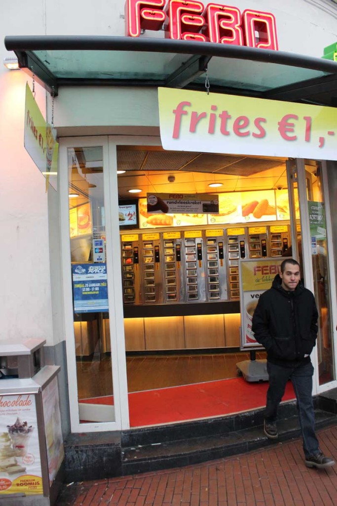 Febo Nijmegen Lanchonete Comida Vitrine