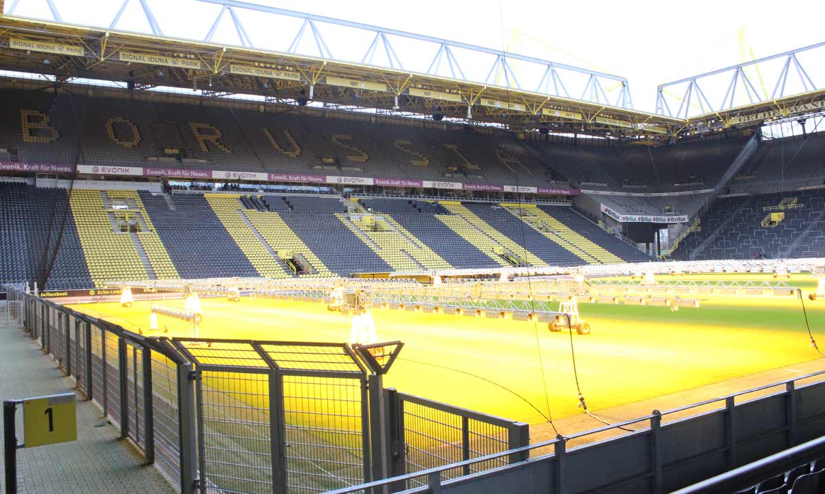 Um tour pelo estádio do Borussia Dortmund: o mais bonito do mundo