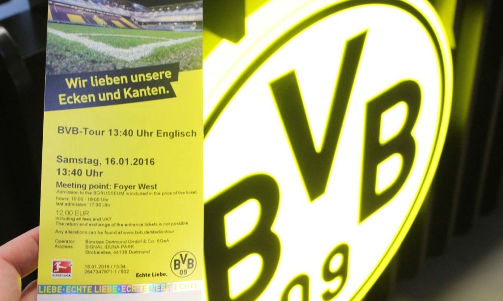 BVB tour estádio signal iduna park dortmund