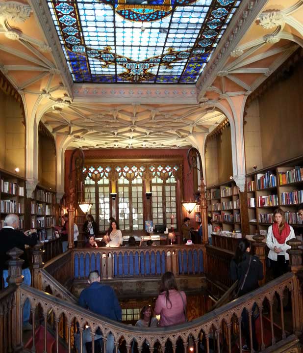 Lello - livraria Porto - inspiração para j k rowling harrz potter