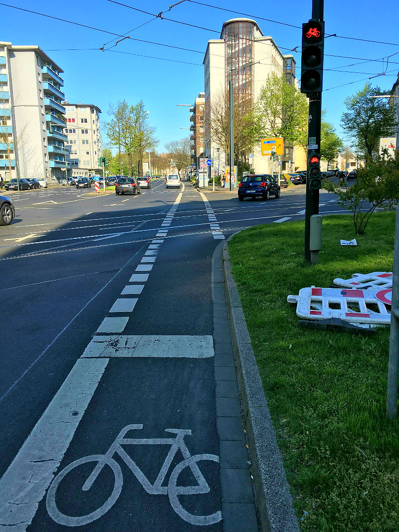 Faixa de bicicletas