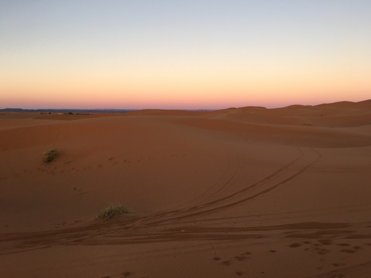 deserto amanhecer marrocos