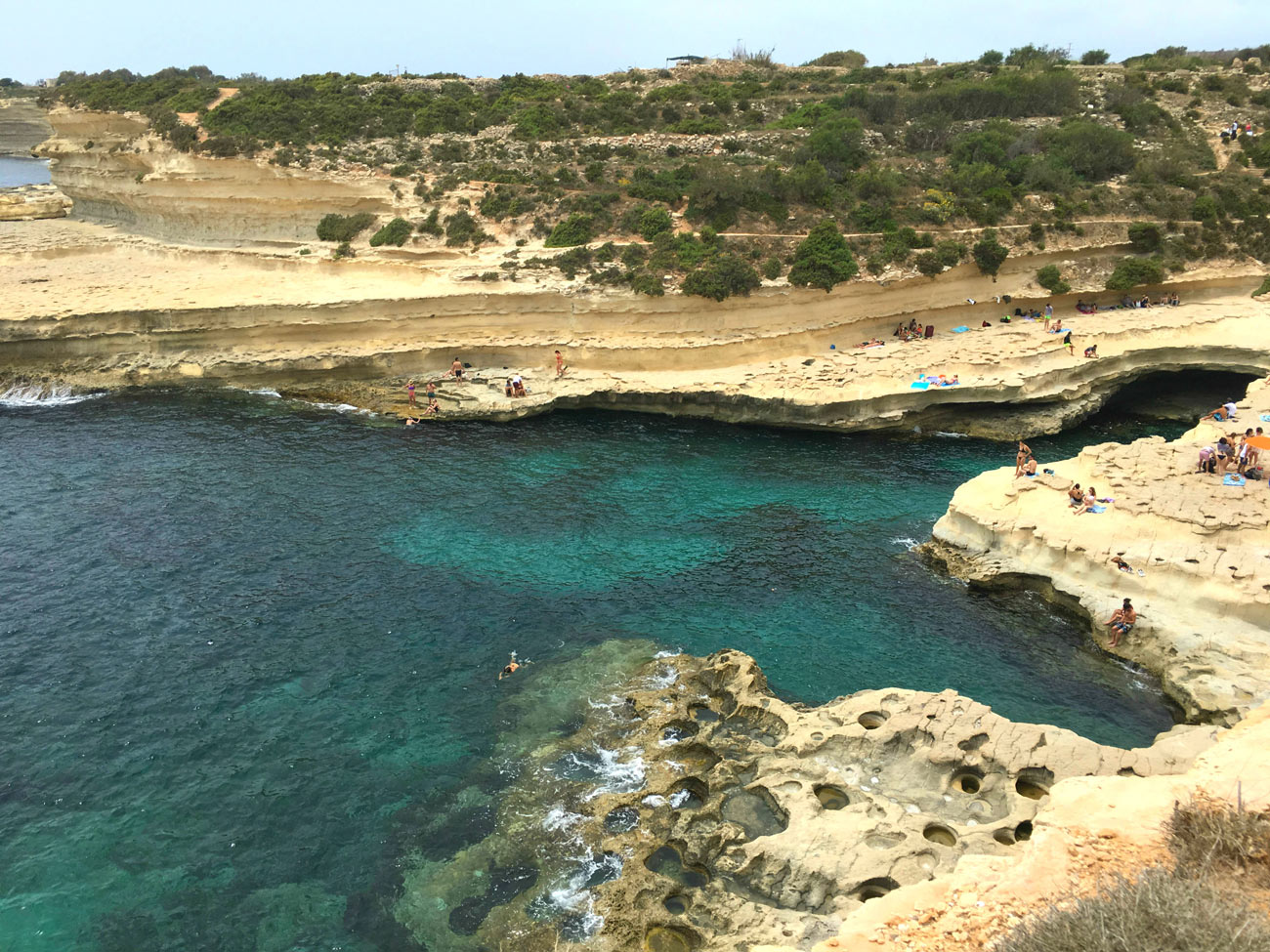 St. Peters Pool, piscina natural em Malta