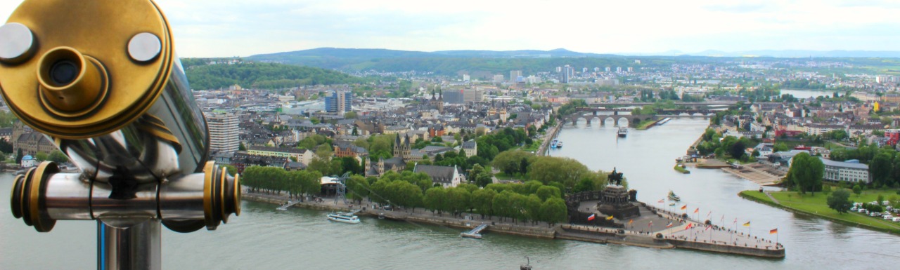 Koblenz, a esquina da Alemanha