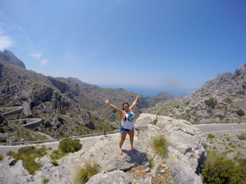 tati no topo da serra da tramuntana, em maiorca