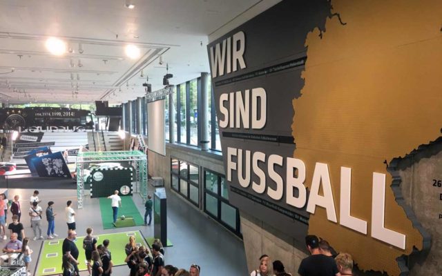 entrada do museu do futebol na alemanha
