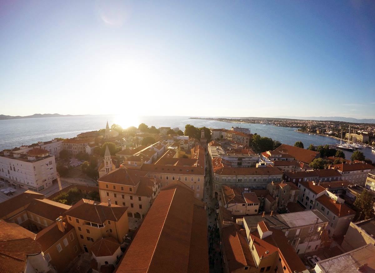Zadar: a cidade-península da Croácia que tem o mar como compositor