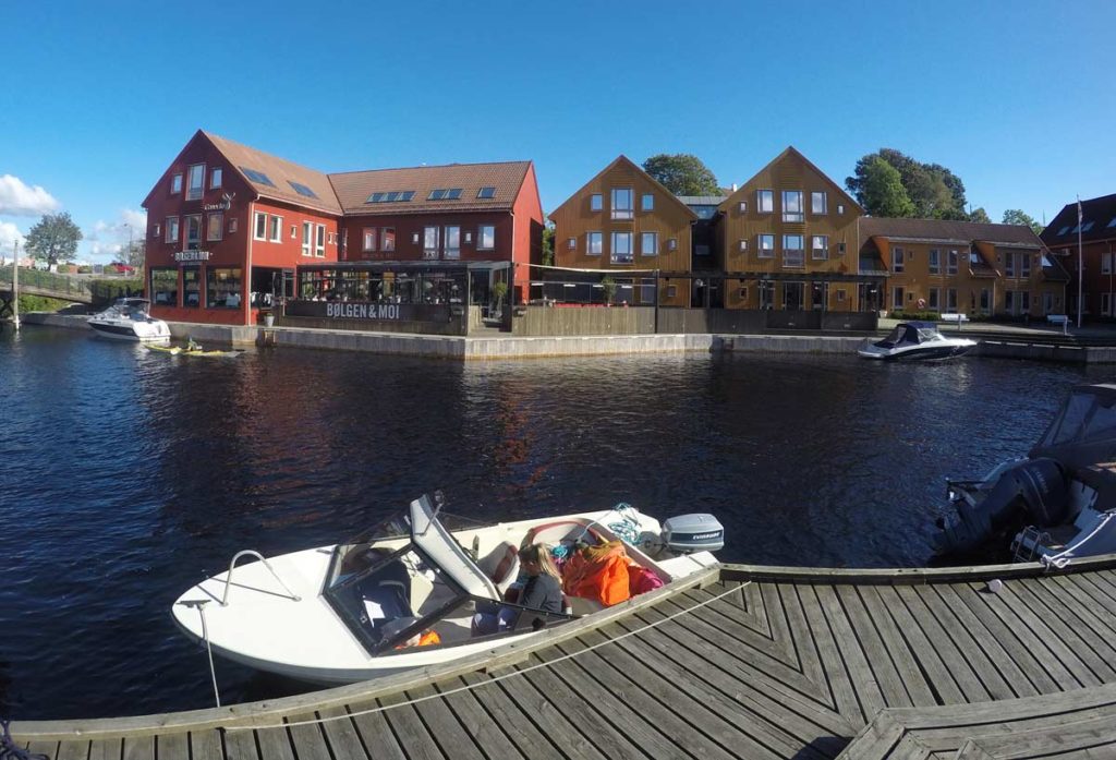 centro de kristiensand, na Noruega.