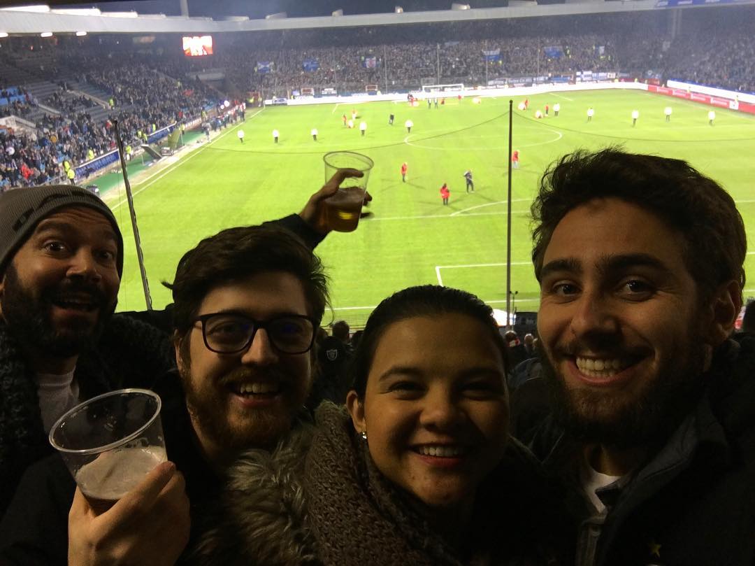 grupo torcedores no estádio do Bochum