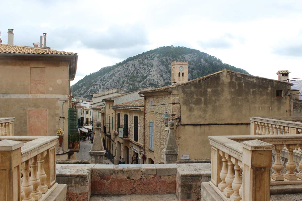 vista do alto de pollenca, em maiorca