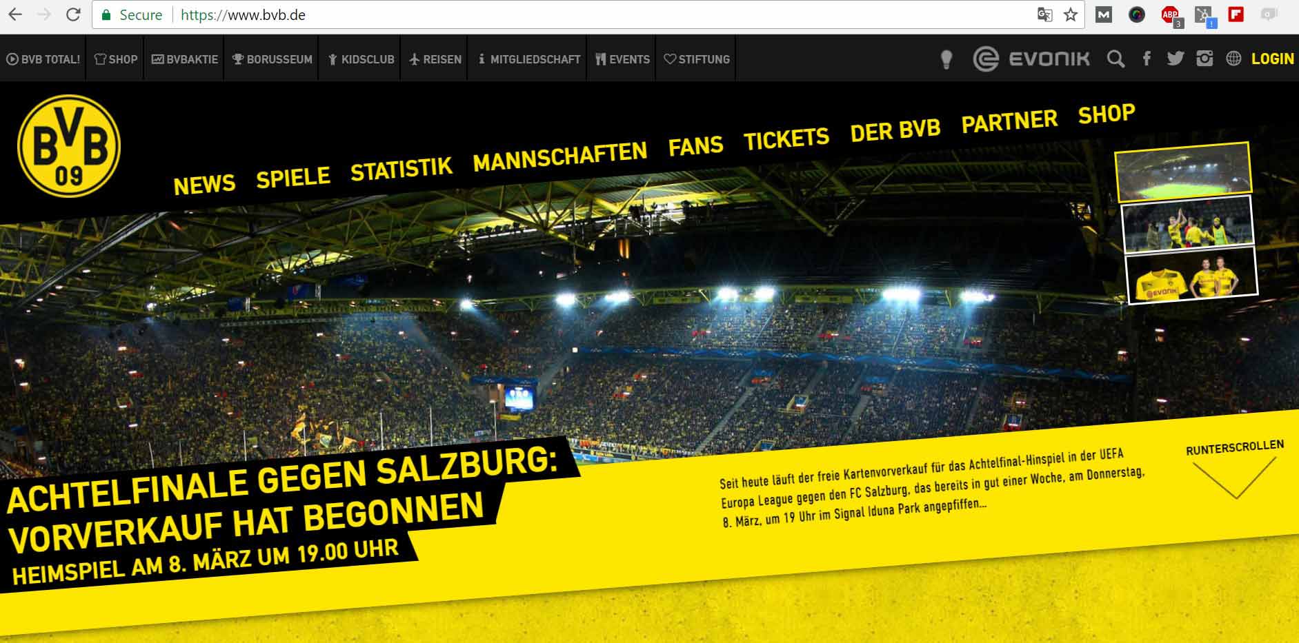 site focial borussia dortmund compra ingressos