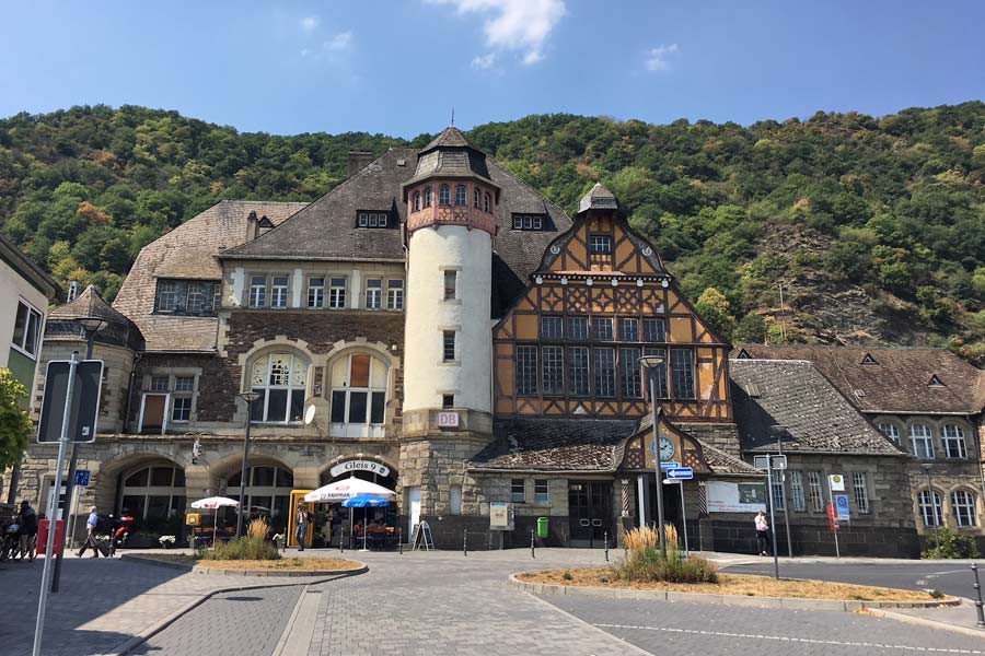 estação de trem da cidade de cochem, na Alemanha