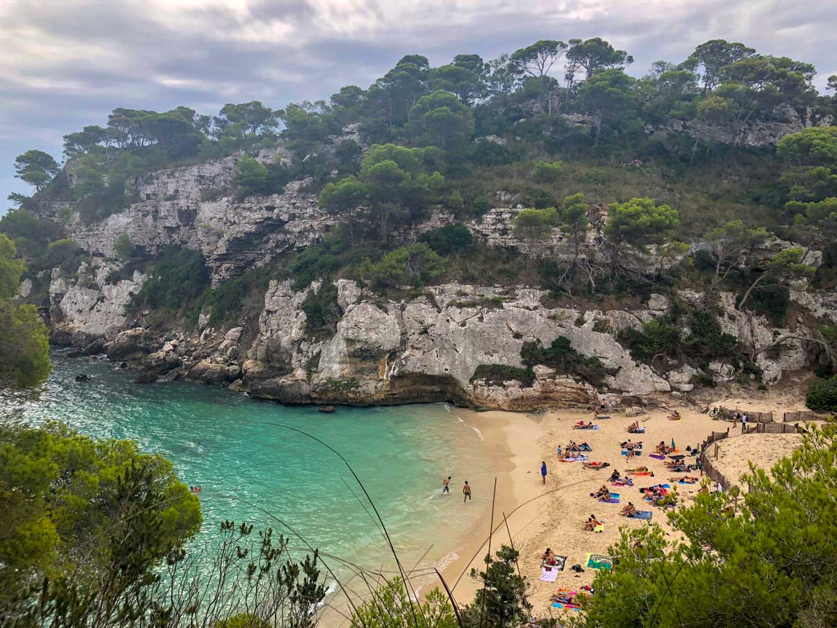 cala macarelleta em menorca