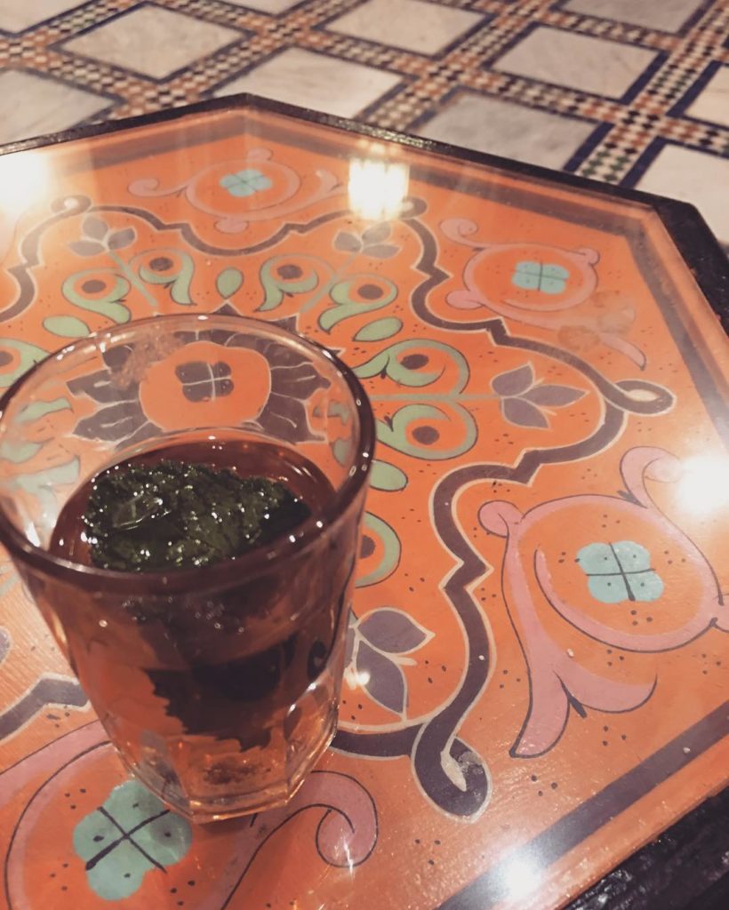 chá com menta marrocos lojas