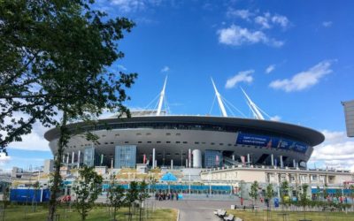 Como é assistir um jogo na arena do Zenit em São Petersburgo