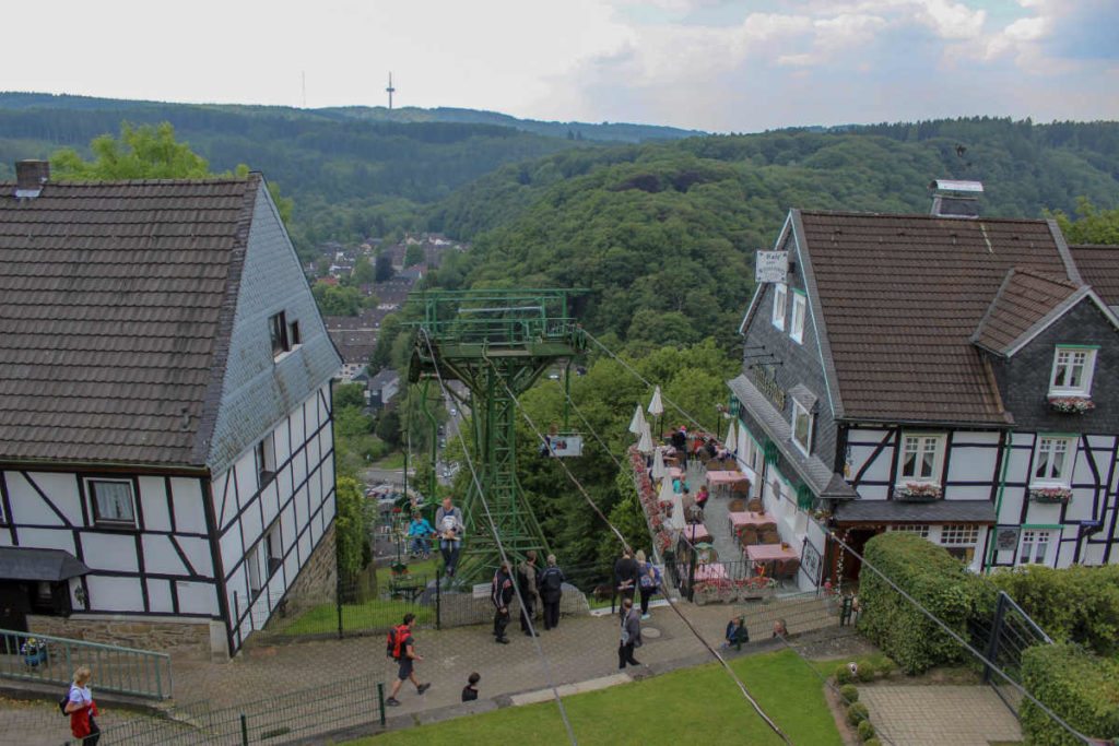 vista do alto do Burg Sollingen