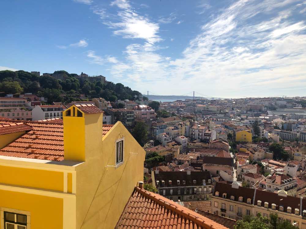 vista do mirante da graça, lisboa