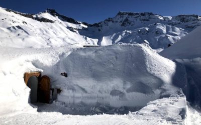 A nossa experiência de comer num iglu na Suíça