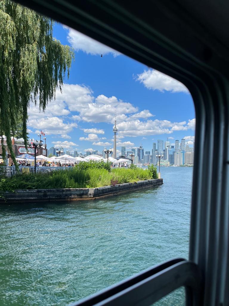 vista das toronto Islands para acidade de Toronto