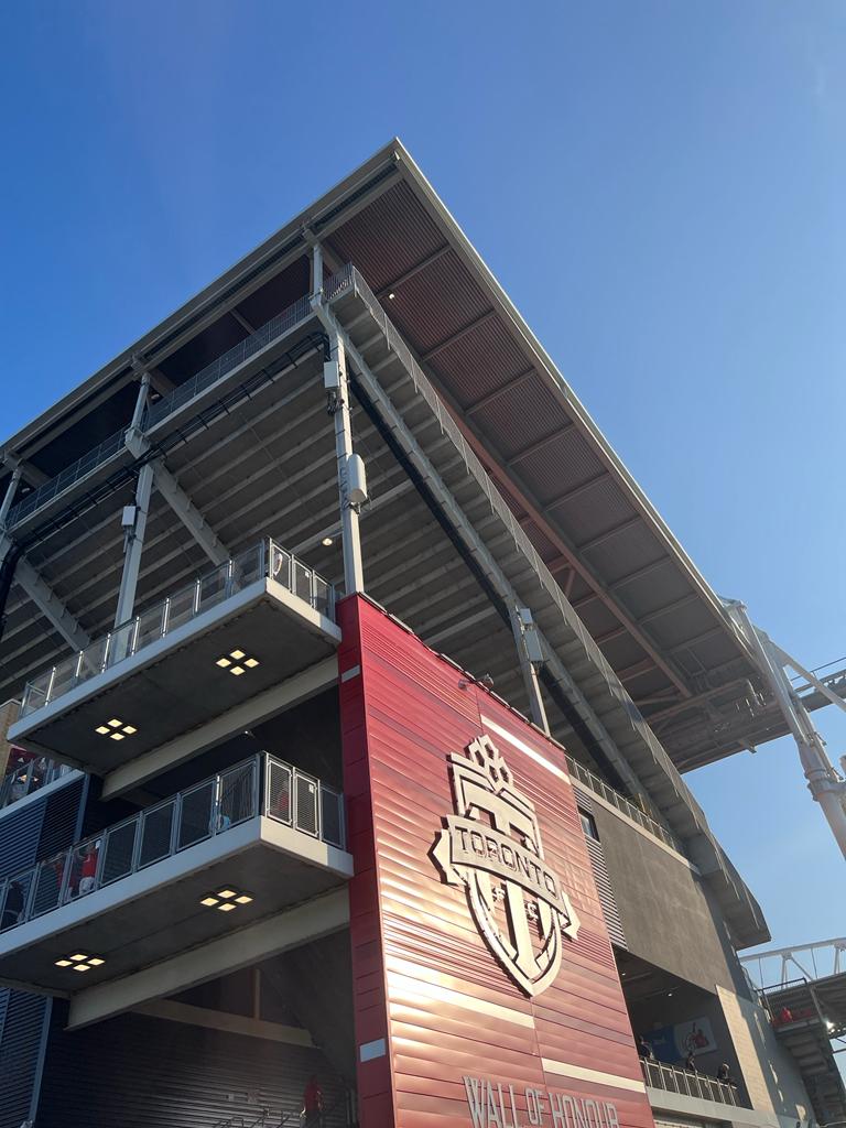 fachada do estádio BMO Field, em Toronto, no Canadá