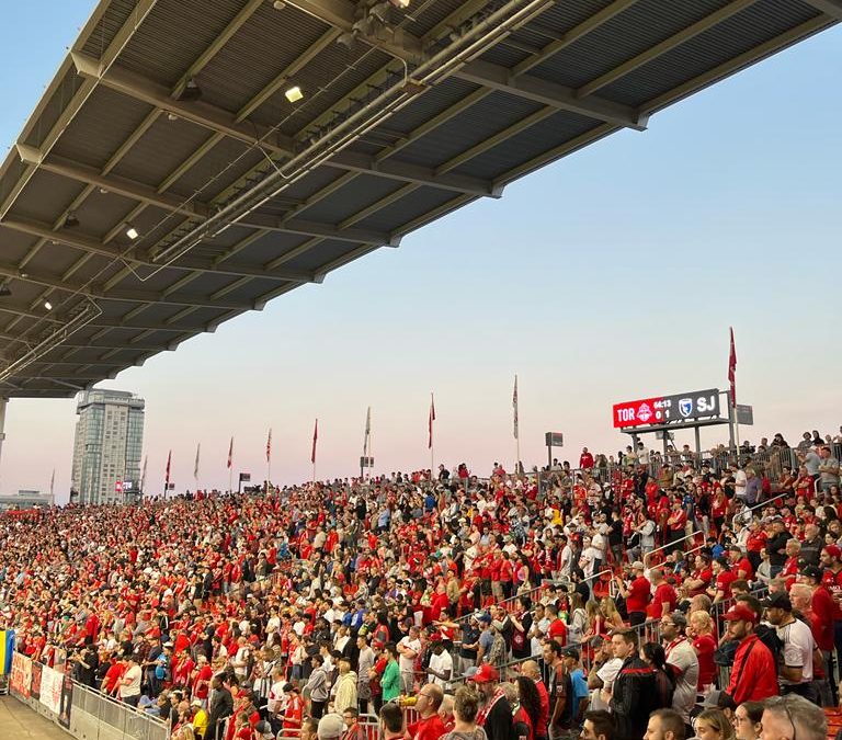 A nossa experiência de ver um jogo do Toronto FC