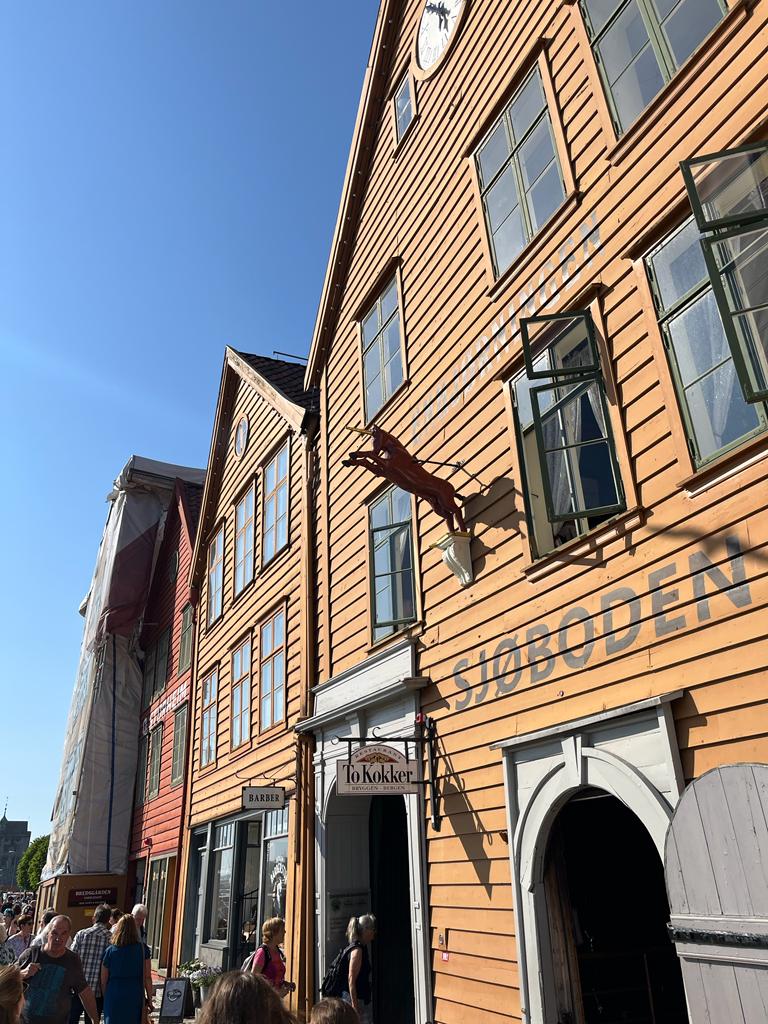 casas tradicionais de bryggen em bergen