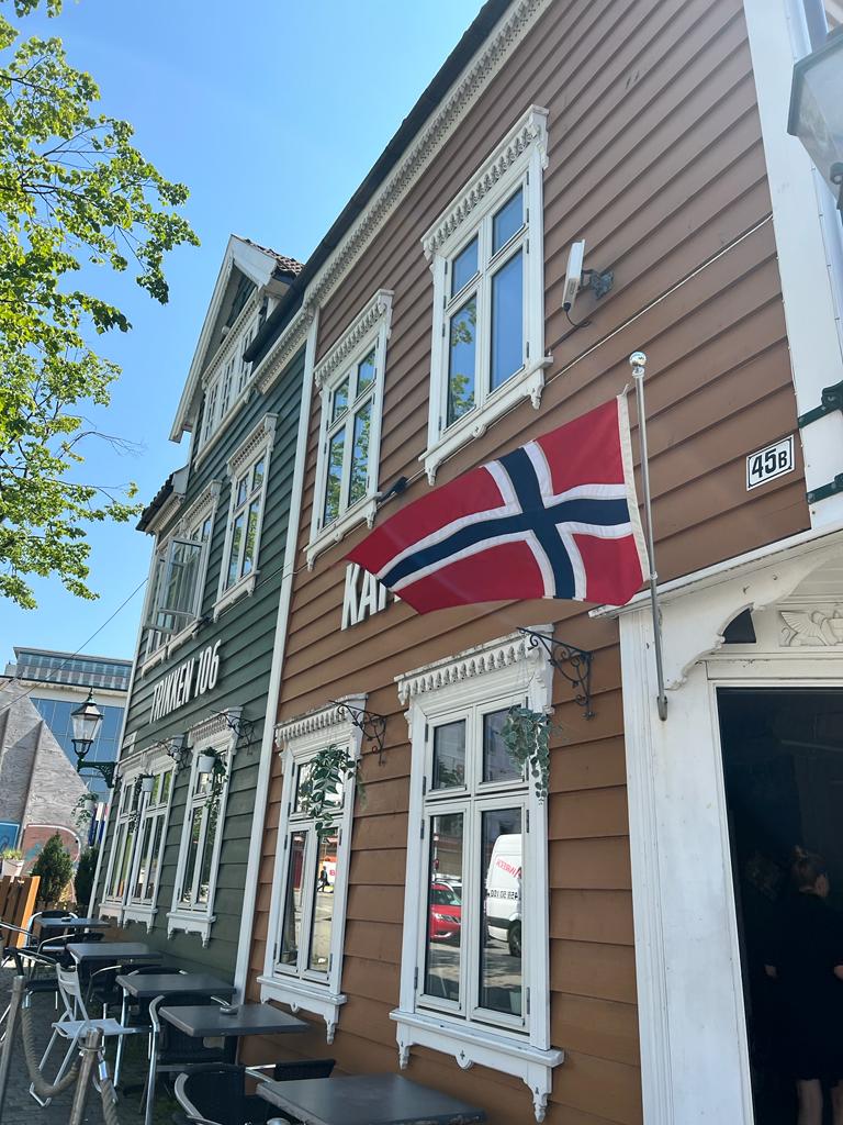casinhas tradicionais em Bergen