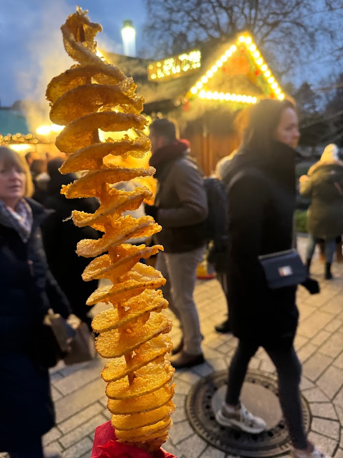 batata twister em mercado de natal alemanha